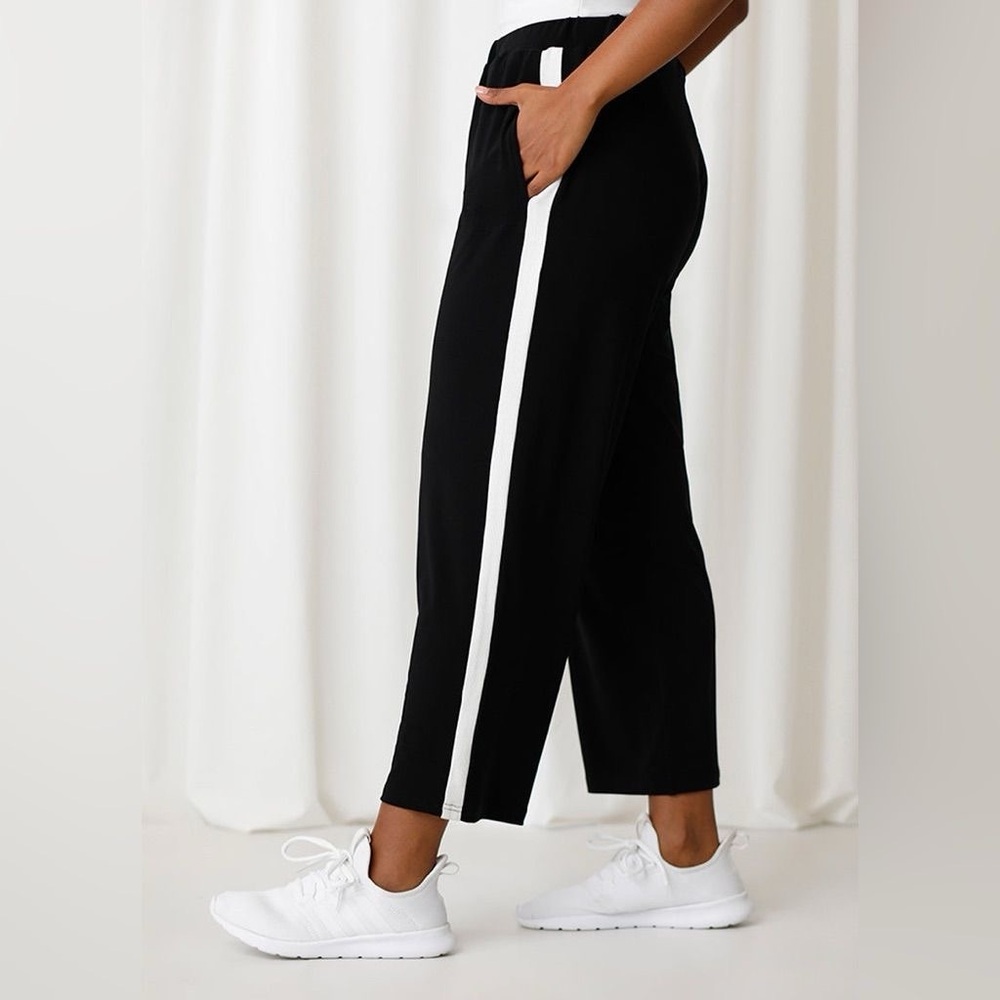 NWT J.Crew Stripe Crop Pant